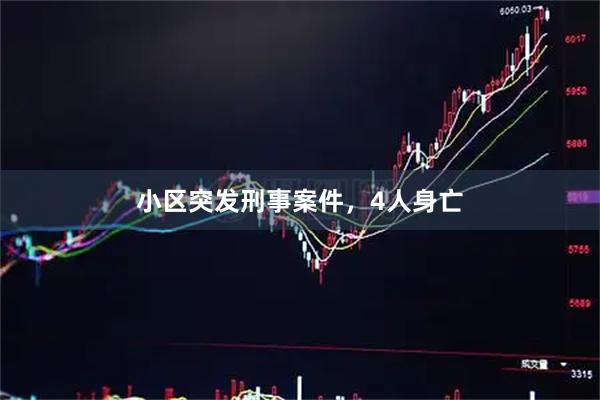 小区突发刑事案件，4人身亡